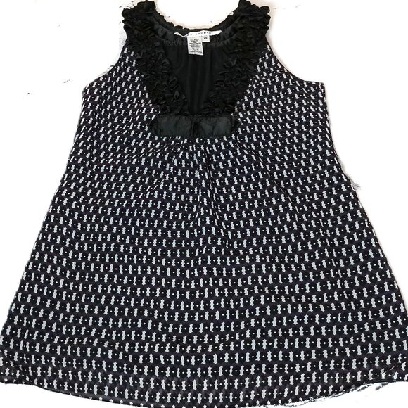 Blouse Sleeveless Top XS Max Studio chiffon shell - Picture 1 of 8